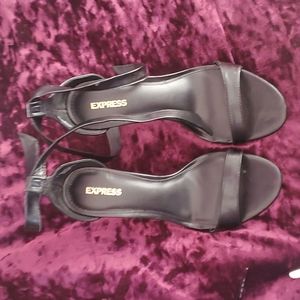 Express Black Single Sole Heels